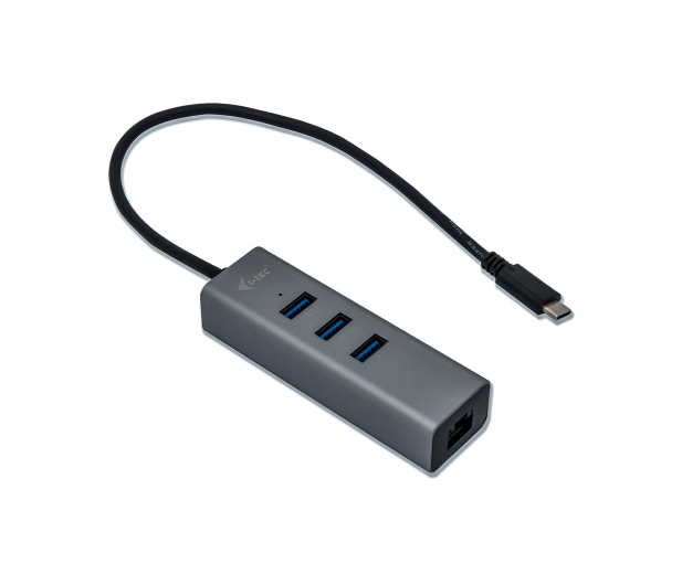 i-tec USB-C Metal LAN HUB 3x USB 3.0 RJ-45 10/100/1000 Mb/s - 446048 - zdjęcie 2